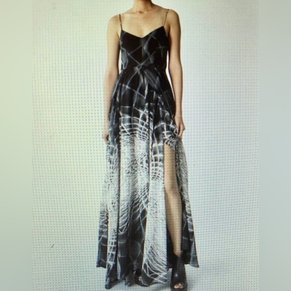 Religion Flowy Spider Web Maxi Dress - Picture 10 of 11